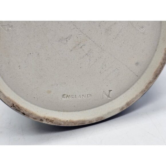 Wedgewood Jasperware Blue And White 4" Creamer Victorian Ornate Boho - Picture 10 of 13